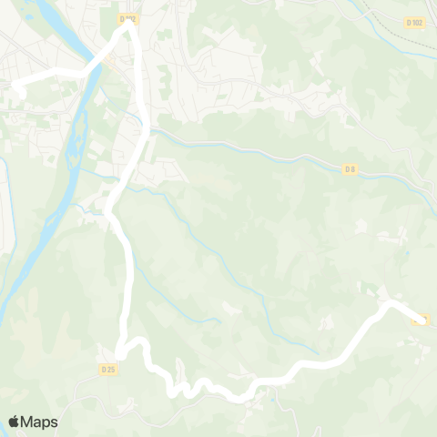 ARA Cars Région Loire St Just St Rambert - St Just St Rambert map