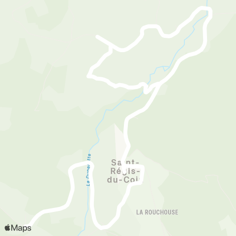 ARA Cars Région Loire St-Régis-du-C. - St-Régis-du-C. map