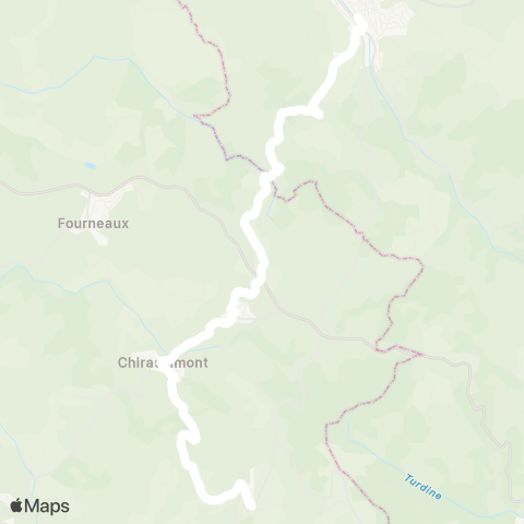 ARA Cars Région Loire St-Cyr-de-Valorges - Amplepuis map