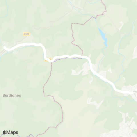 ARA Cars Région Loire Boulieu-les-Annonay - Bourg-Argental map