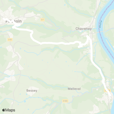 ARA Cars Région Loire Saint-Pierre-de-Boeuf - Pélussin map