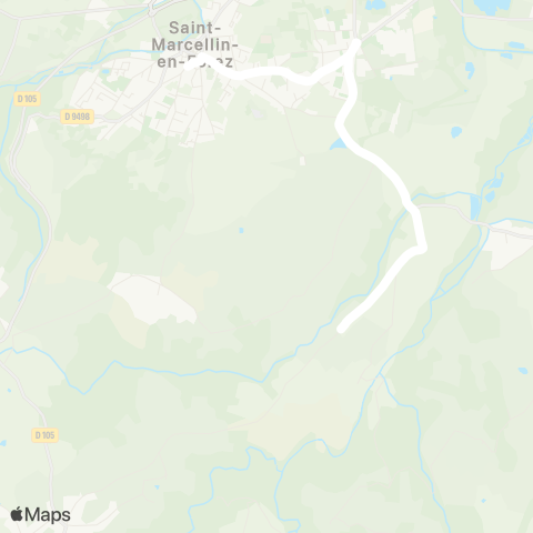 ARA Cars Région Loire St-Marcellin-en-Forez - St-Marcellin-en-Forez map