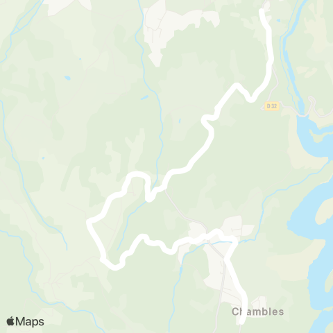 ARA Cars Région Loire Chambles - Chambles map