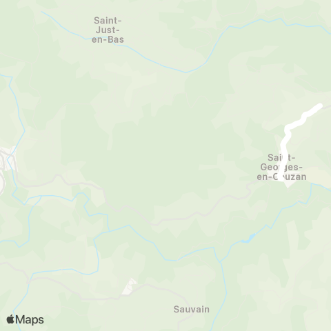 ARA Cars Région Loire St-Georges-en-Couzan - St-Georges-en-Couzan map