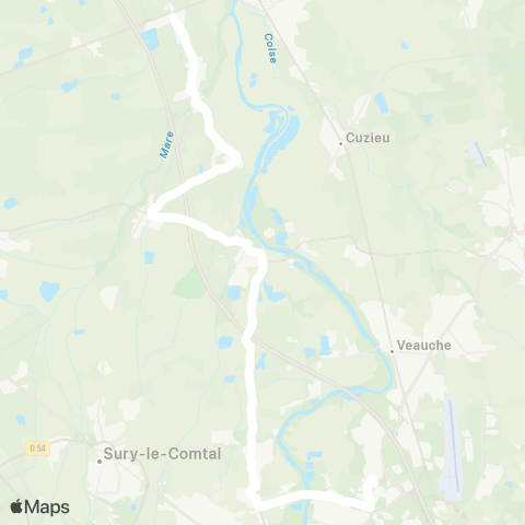 ARA Cars Région Loire Boisset-les-Montrond - Andrézieux-Bouthéon map