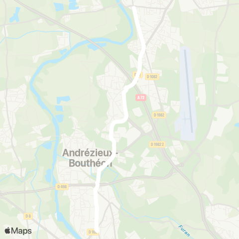 ARA Cars Région Loire Veauche - Saint Just Saint Rambert map