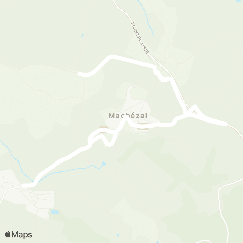 ARA Cars Région Loire Machézal - Chirassimont - Machézal map