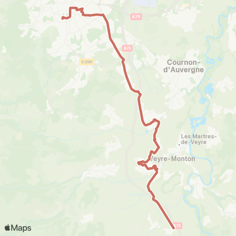 ARA Cars Région Puy-de-Dôme Authezat - Clermont-Ferrand map