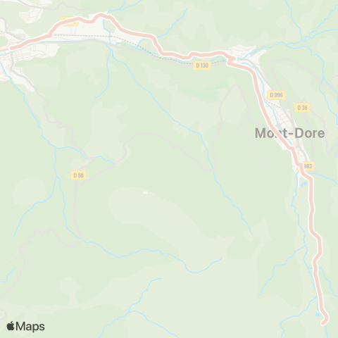 ARA Cars Région Puy-de-Dôme La Bourboule - le Mont-Dore - le Sancy map