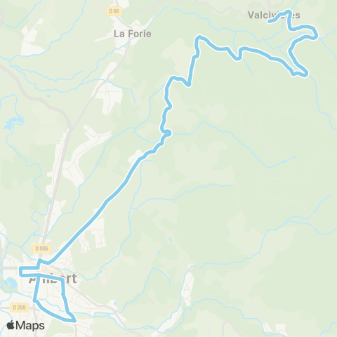 ARA Cars Région Puy-de-Dôme Valcivières - Ambert map