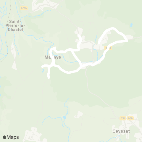 ARA Cars Région Puy-de-Dôme Coheix - École Mazayes map