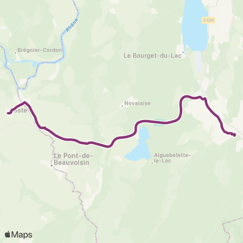 ARA Cars Région Savoie Aoste < > Chambéry map