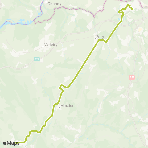 ARA Cars Région Haute-Savoie Frangy - Saint-Julien-en-Genevois map