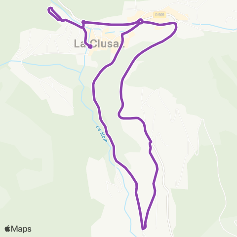 Aravis Bus Gare rout. - Salon des Dames - Le Haut des Veyriers map