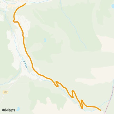 Aravis Bus Lourdes - Col des Aravis map