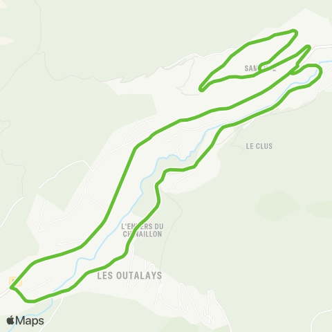 Aravis Bus Le Châtelet - Haut de Samance - Le Chinaillon Office de tourisme map