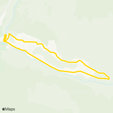 Aravis Bus Télécabines Rosay/Joyère - Le Nant Robert map