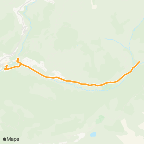 Aravis Bus Le Grand-Bornand - Gare rout. - Auverge Nordique map