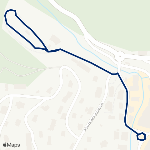 Aravis Bus Gare rout. - Salon des Dames - Patinoire map