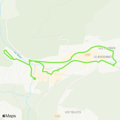 Aravis Bus Gare rout. - Salon des Dames - Piscine map