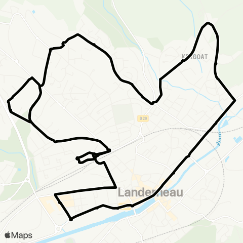 Ar Bus Écossais - Gare routière map