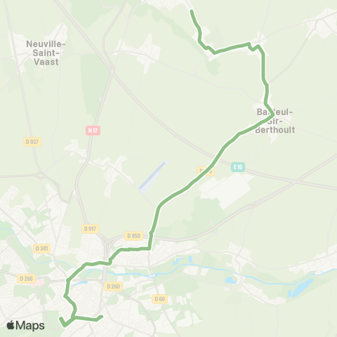 Artis Arras Gare urbaine - Farbus Moulin map