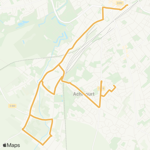 Artis Ligne 8 TAD map