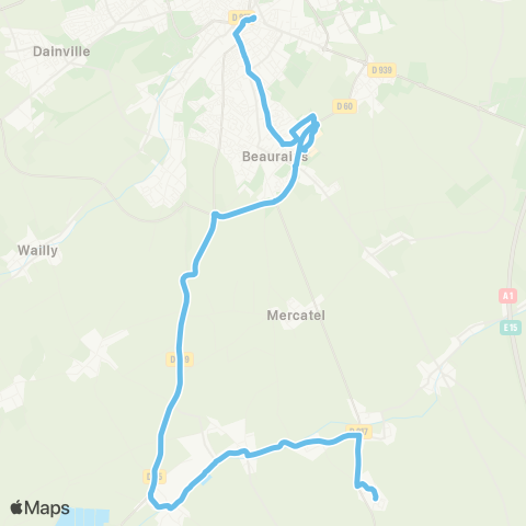 Artis Arras Gare urbaine - Boyelles Mairie map