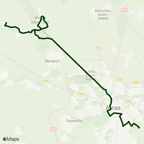 Artis Lycées map