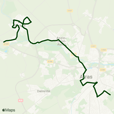 Artis Lycées map