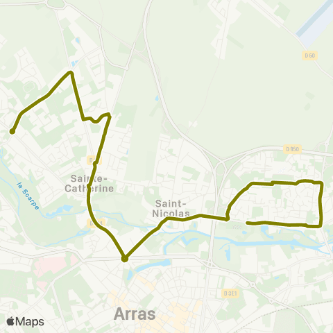 Artis Collège Louez Dieu map
