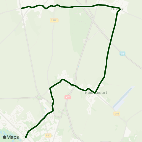 Artis Collège Louez Dieu map
