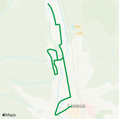 Astrobus Lisieux Mitterrand - Lisieux Québec map