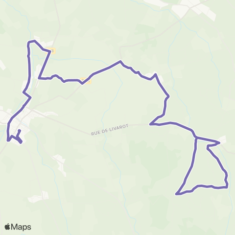 Astrobus Blanvatel - Saint-Pierre-sur-Dives map