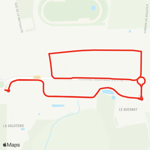 Astrobus Navette Shopping map