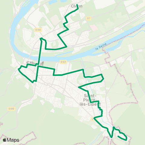 Astuce Bosc Tard Mairie de Cléon map