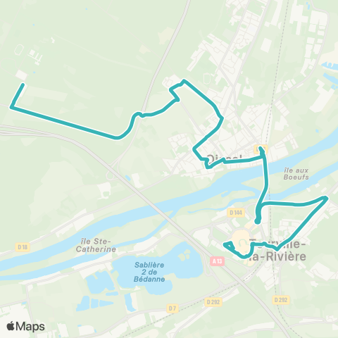 Astuce Tourville la Rivière Ctre comm. École de police map