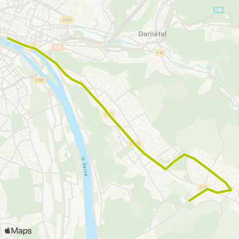 FAST Théâtre des arts <> Lycée Galilée map