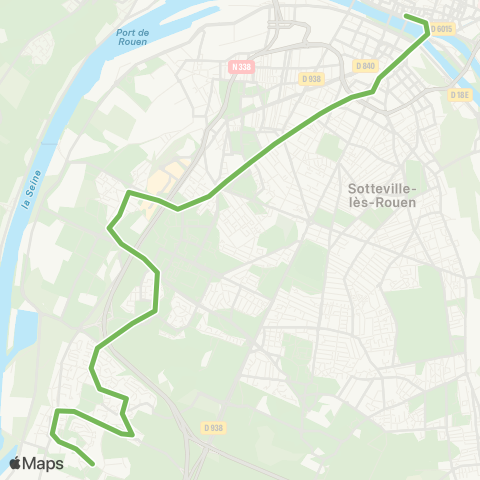 Astuce Théâtre des arts <> Bel Air map