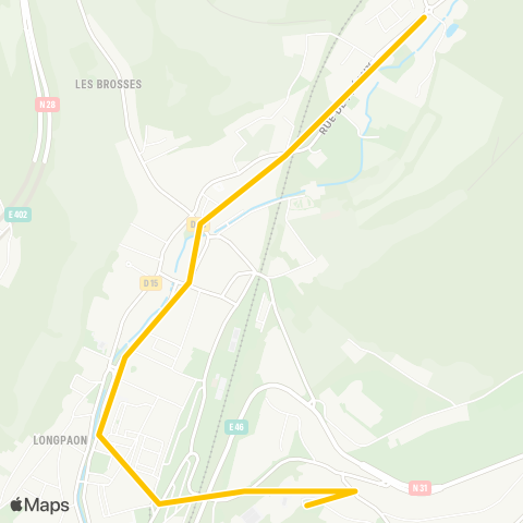 Astuce Scolaires Mont Pilon <> Collège Chartier map