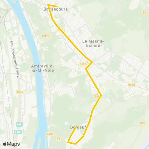 Astuce Scolaires Mairie de Belbeuf <> Collège Verhaeren map