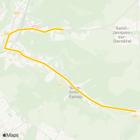 Astuce Scolaires Épinay <> Collège Rousseau map