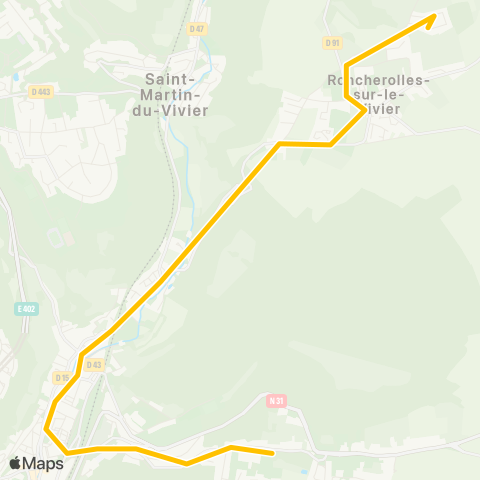 Astuce Scolaires Bois Breton <> Collège Rousseau map