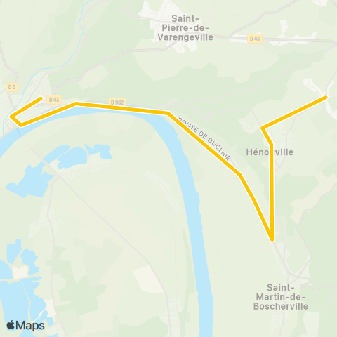 Astuce Scolaires Bois de la Fontaine <> Collège Gustave Flaubert map