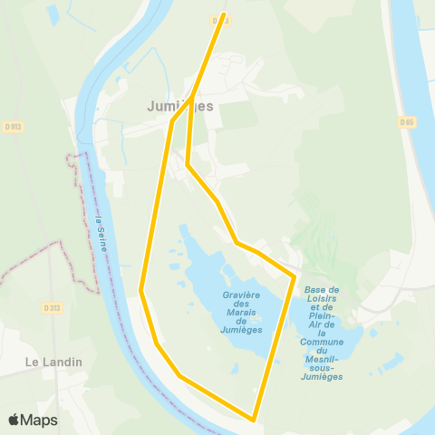 Astuce Scolaires Route de Yainville <> École de Jumièges map