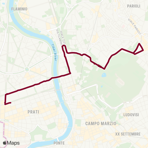 ATAC Linea 19nav map