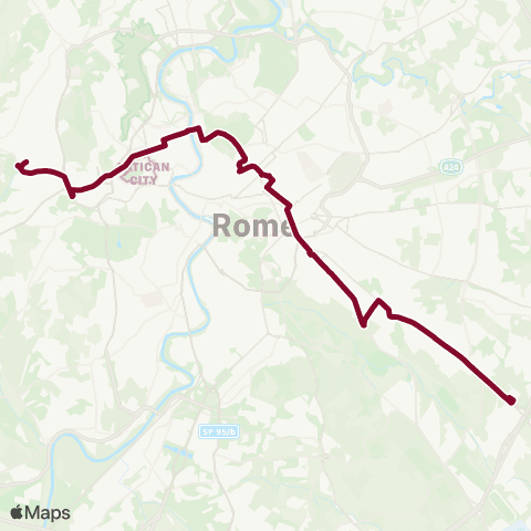 ATAC Linea Ma1 map