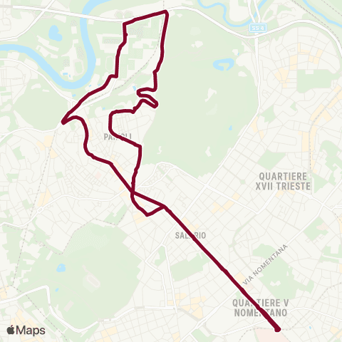 ATAC Linea 252 map