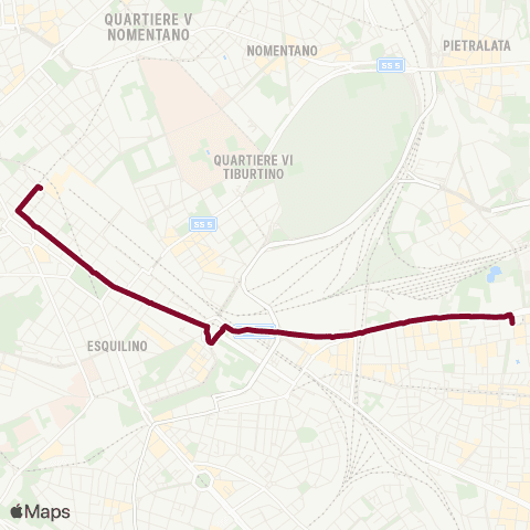 ATAC Linea 514 map