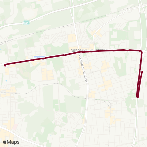 ATAC Linea 14nav map